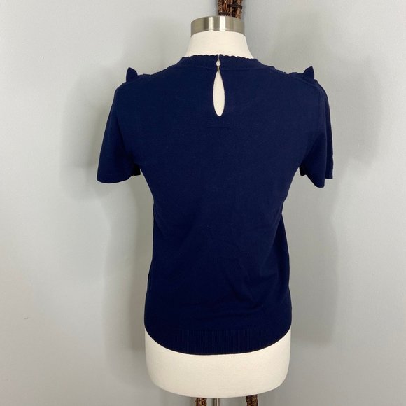 Draper James Sheer Yoke Top NWT - Picture 4 of 7